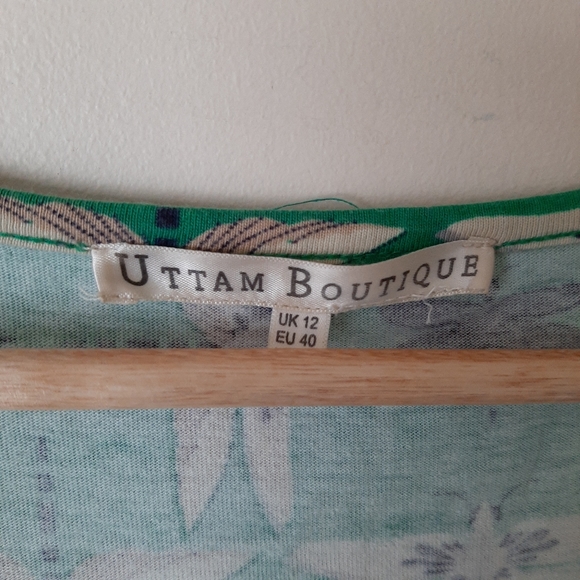 Uttam Boutique Dragonfly Print Wrap Dress - Picture 3 of 3